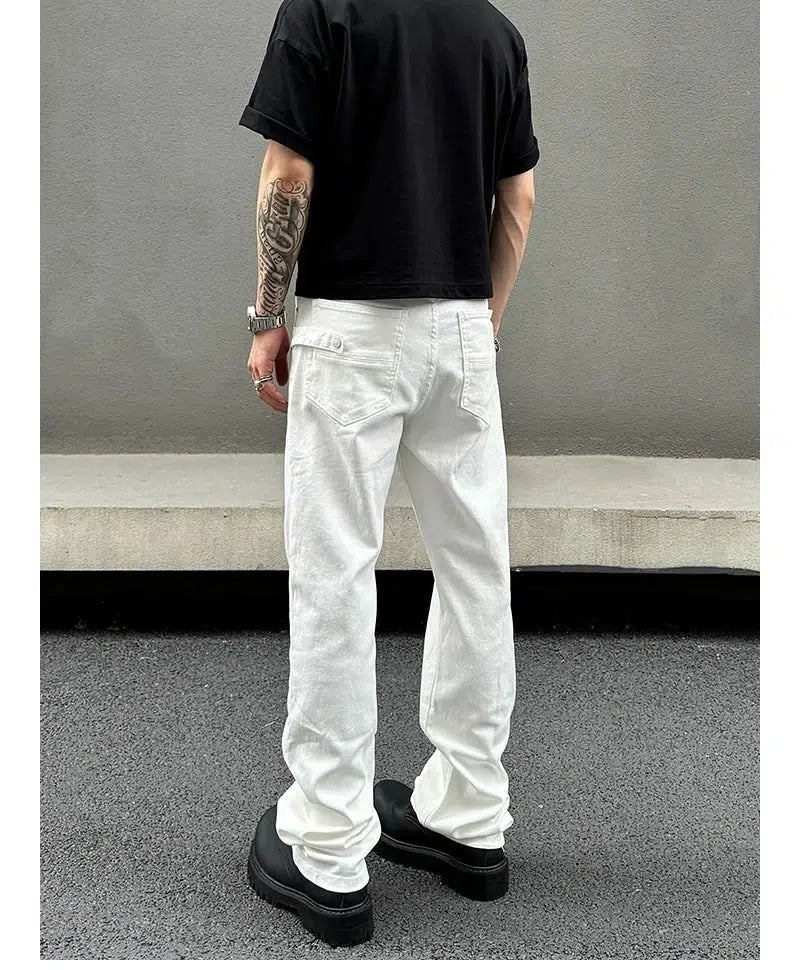 White Slim Fit Jeans
