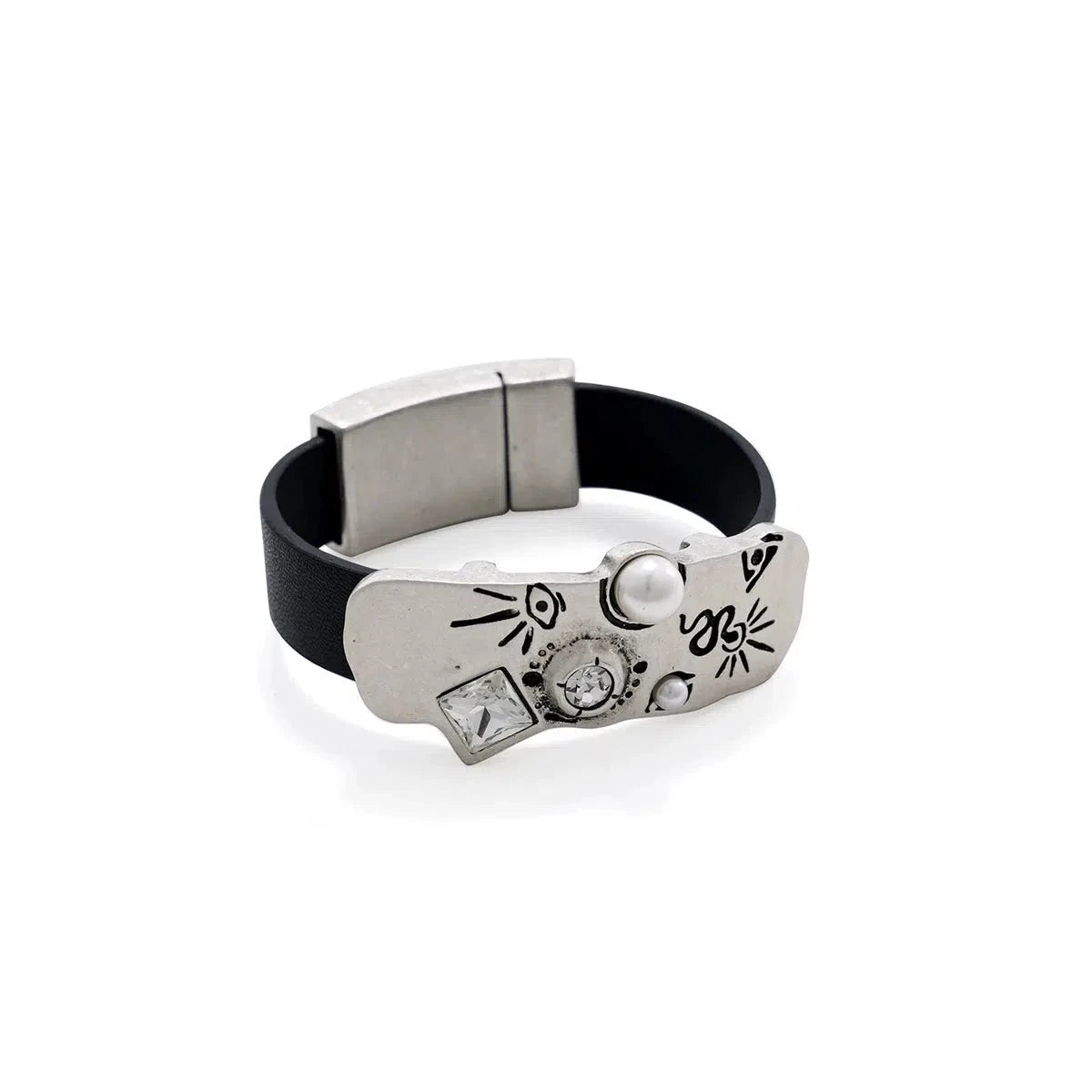 Wide Leather Bracelet