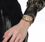 Wide Leather Bracelet