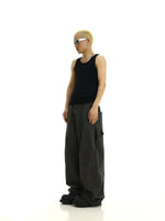 Wide-Leg Cargo Pants