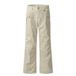 Distressed Pleated Cargo Pants