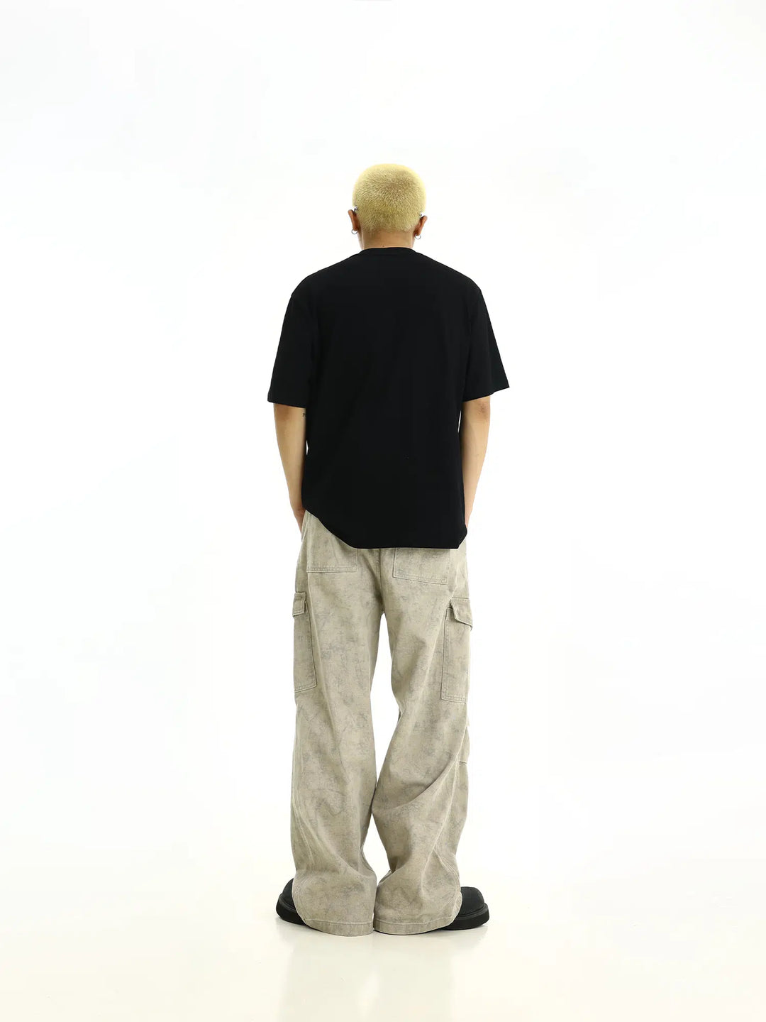 Wide-leg Casual Cargo Pants