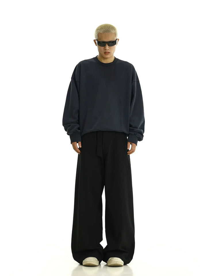Wide-Leg Casual Pants
