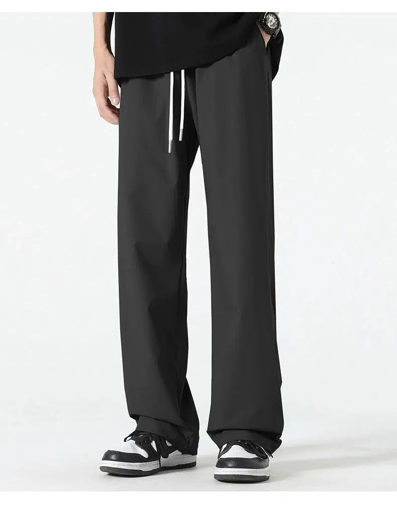 Wide-Leg Casual Pants