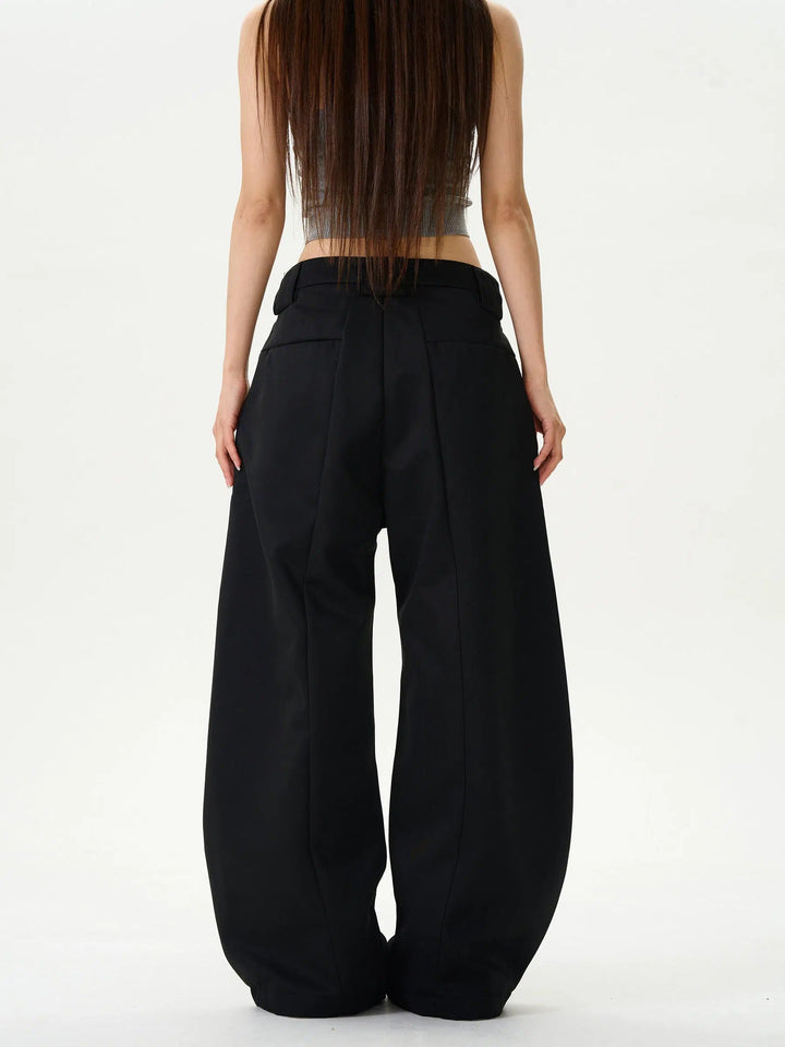Wide-Leg Casual Pants