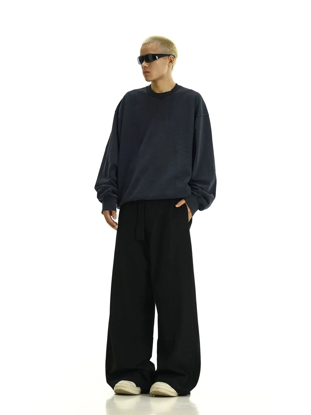 Wide-Leg Casual Pants