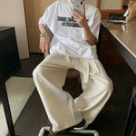 Wide-Leg Casual Pants