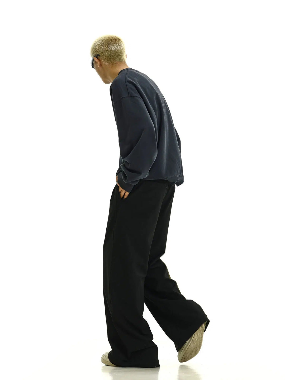 Wide-Leg Casual Pants