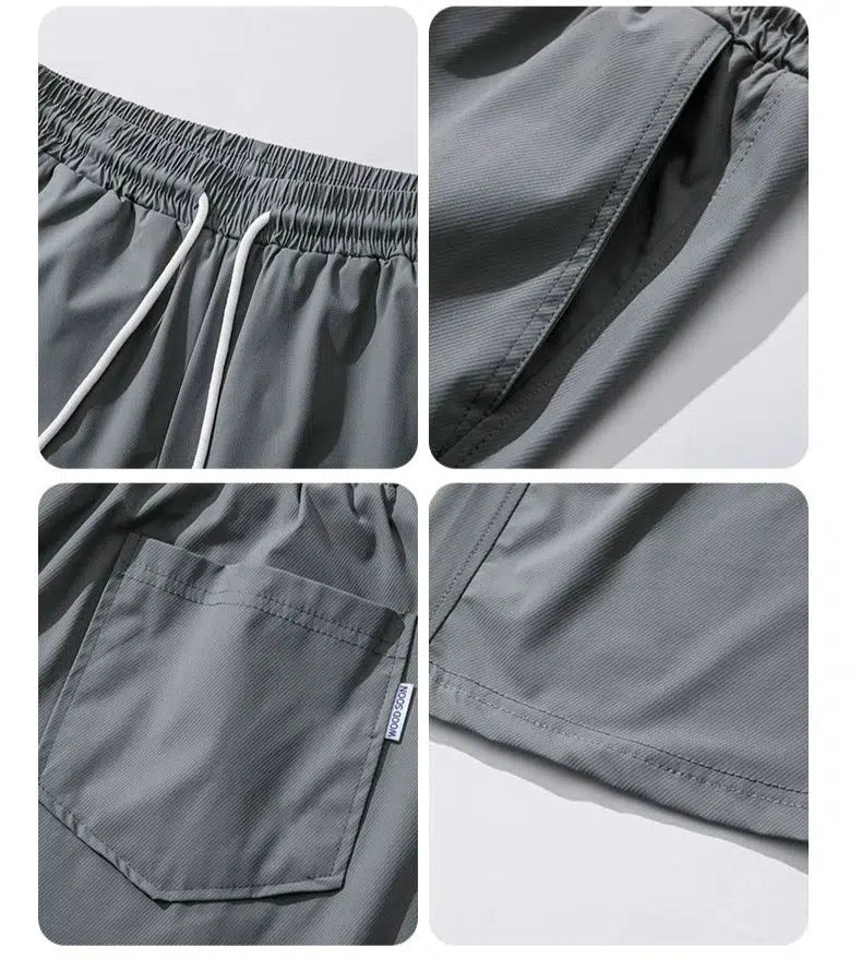 Wide-Leg Casual Pants