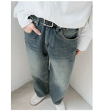 Wide Leg Denim Pants