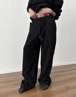 Wide Leg Drawstring Casual Pants