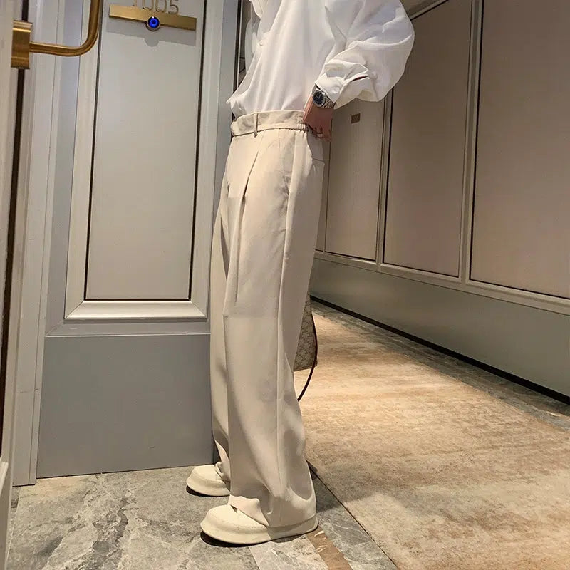 Wide-Leg Dress Pants