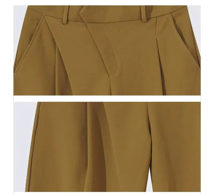 Wide-Leg Dress Pants