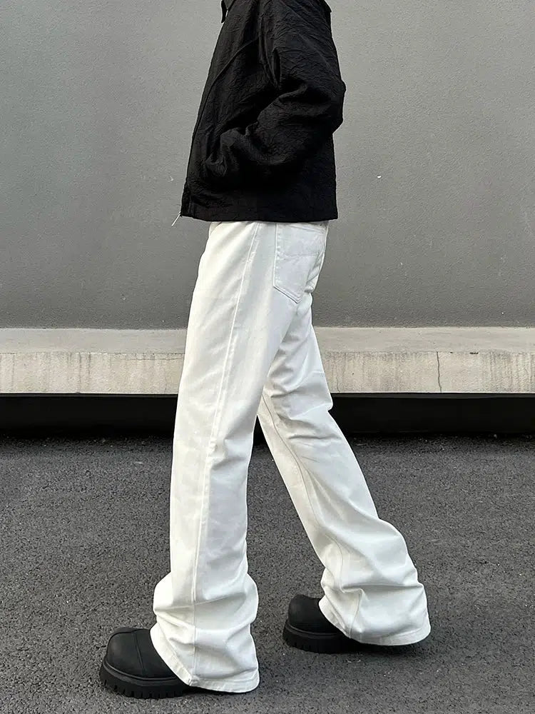 Wide-Leg Flared Jeans