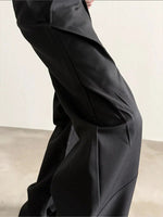 Wide-Leg High-Waisted Pants