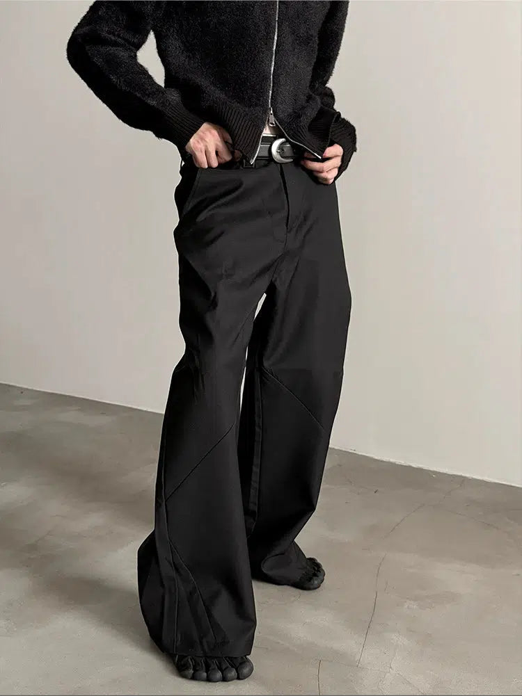 Wide-Leg High-Waisted Pants