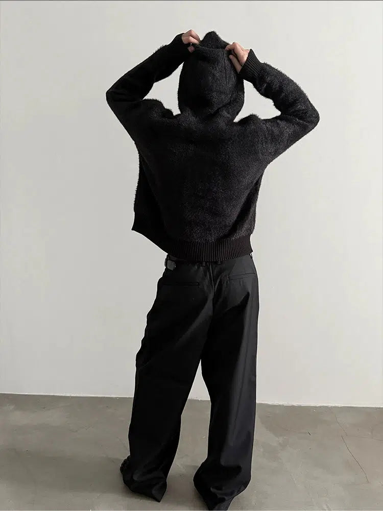 Wide-Leg High-Waisted Pants