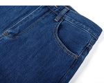 Wide-Leg Mid-waist Denim Pants