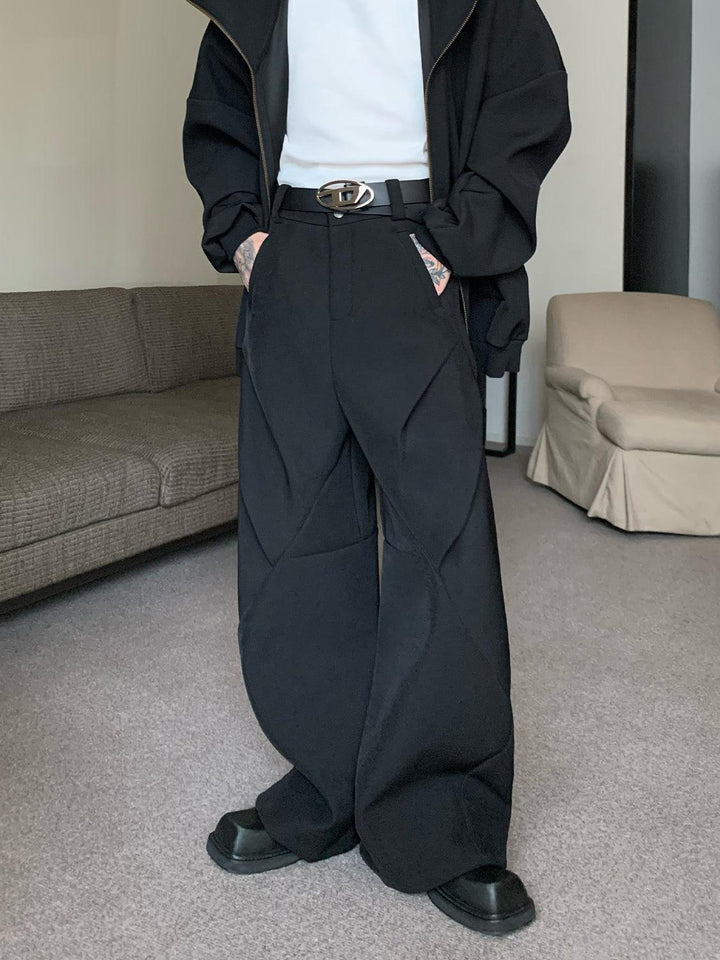 Wide Leg Mopping Pants