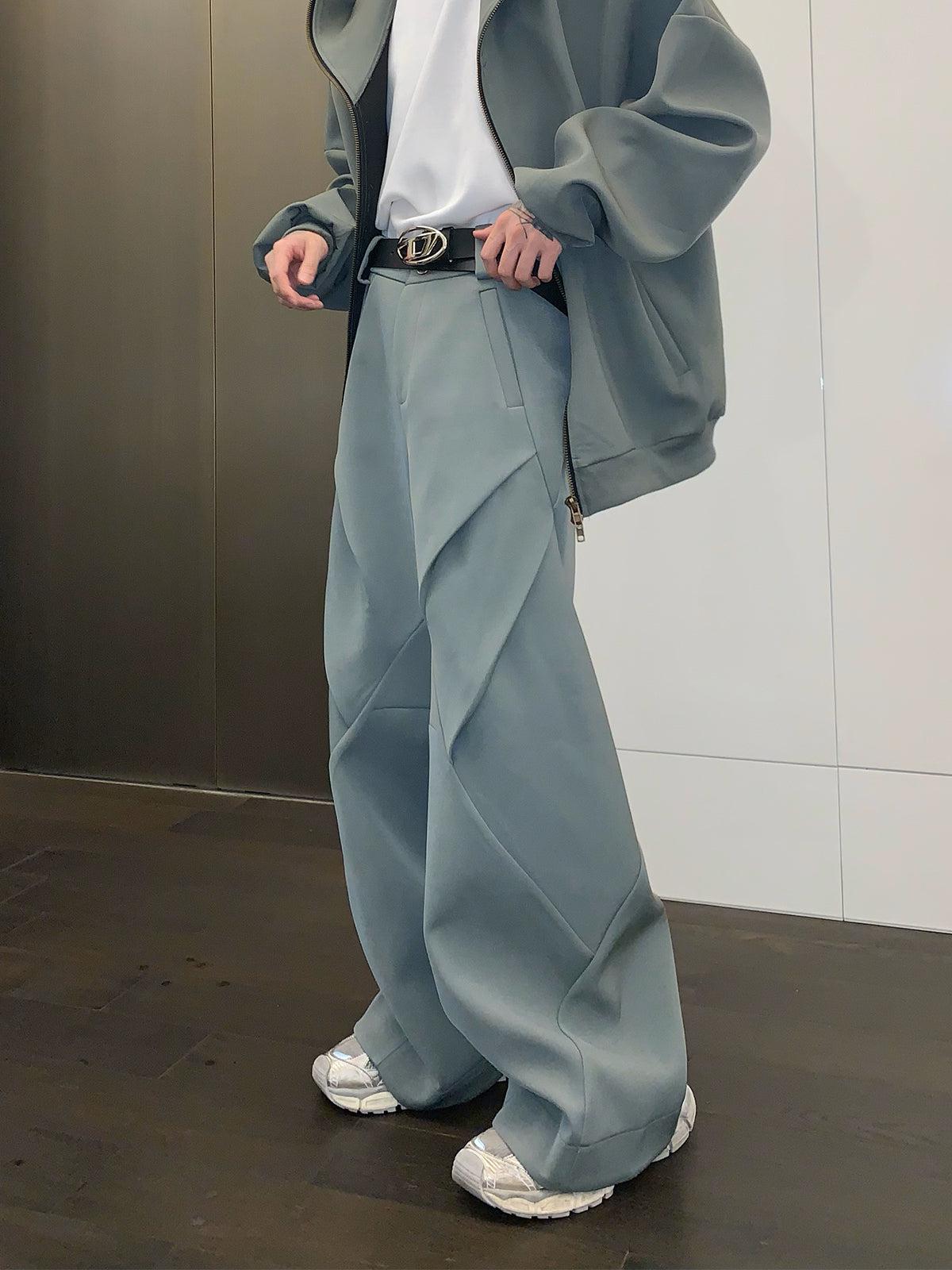 Wide Leg Mopping Pants