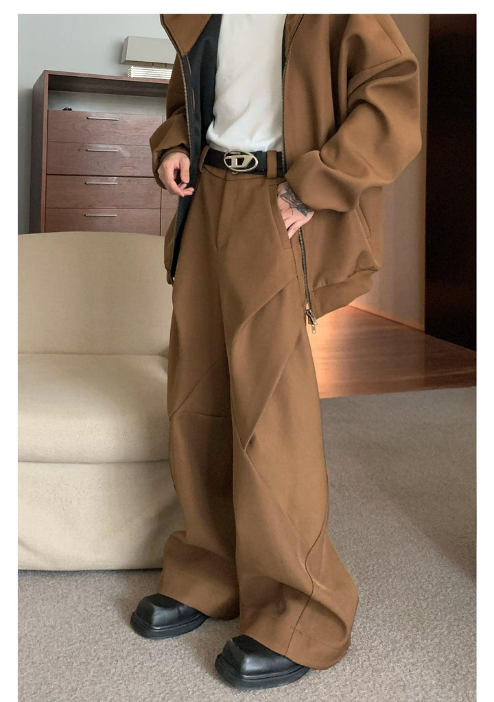 Wide Leg Mopping Pants