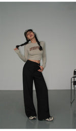 Wide Leg Pleated Pants