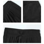 Wide-Leg Pleated Pants