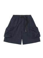 Wide Leg Pocket Cargo Shorts
