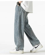 Wide-Leg Straight Jeans