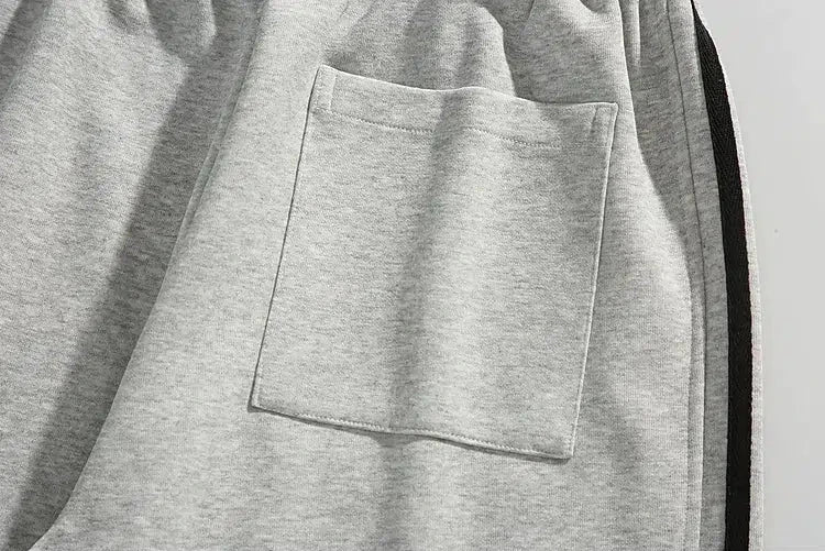 Wide-Leg Stripe Casual Pants