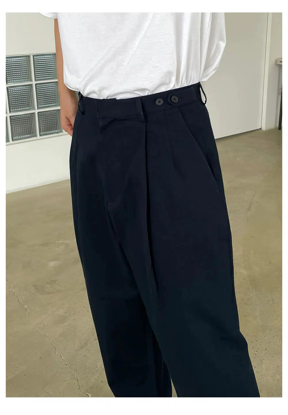 Wide Leg Suit Pants