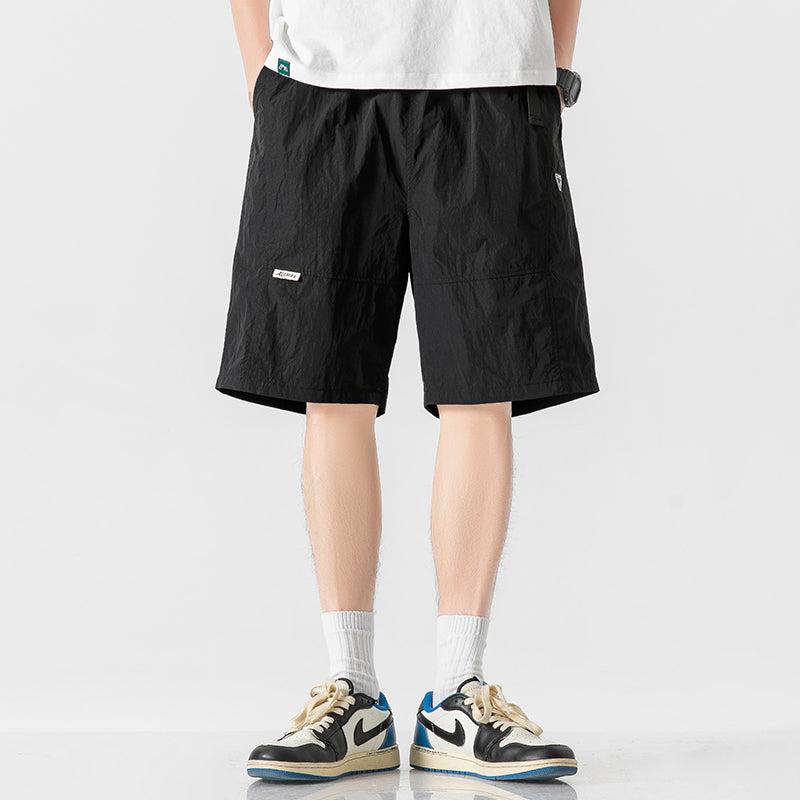 Wide Leg Track Shorts