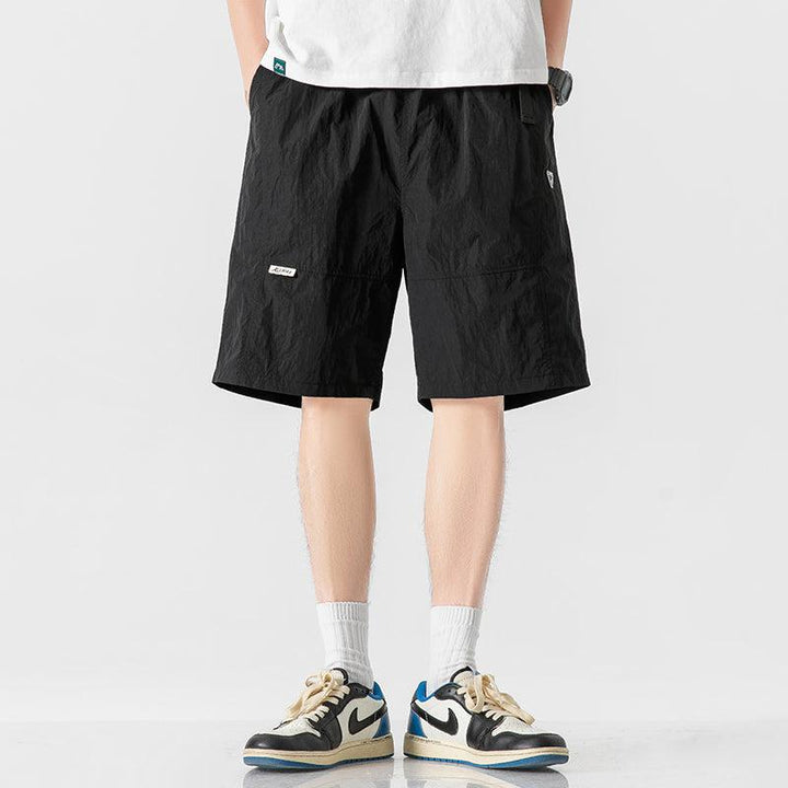 Wide Leg Track Shorts
