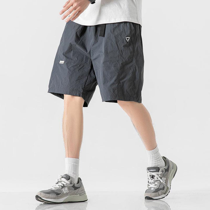 Wide Leg Track Shorts