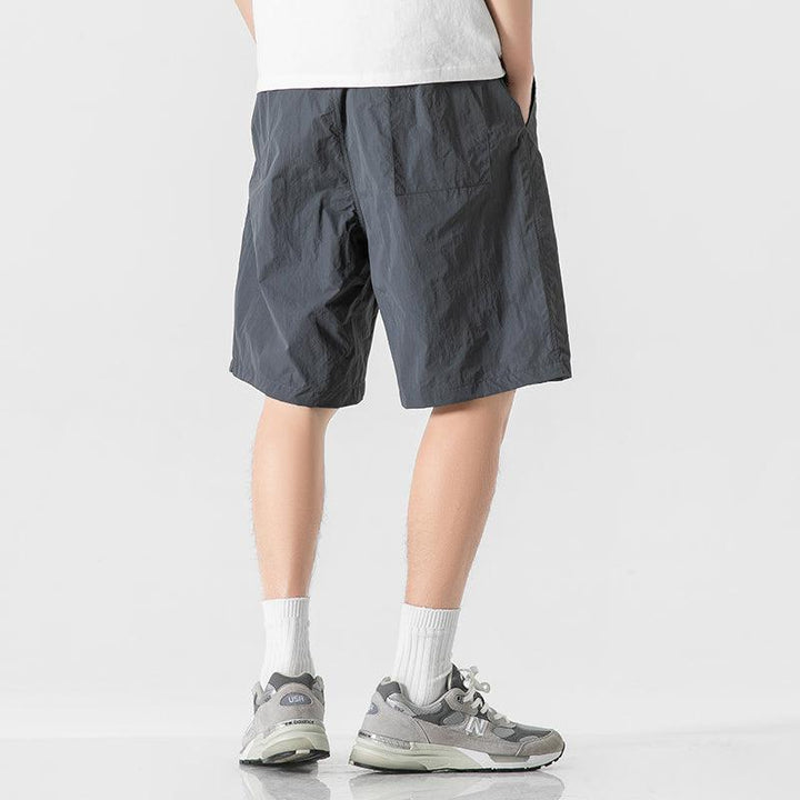 Wide Leg Track Shorts