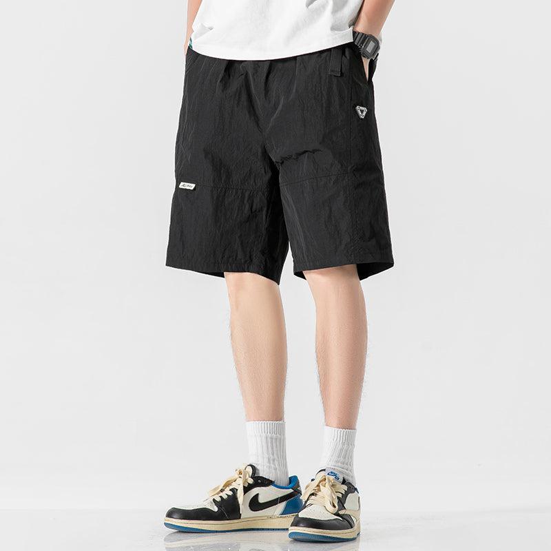 Wide Leg Track Shorts
