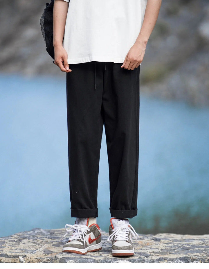 Wide-Leg Workwear Pants