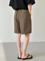 Wide-leg Casual Suit Shorts