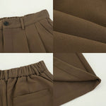 Wide-leg Casual Suit Shorts