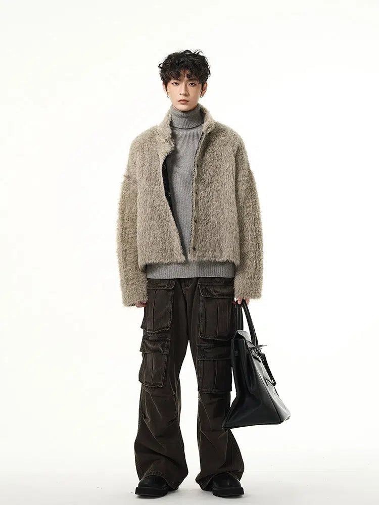 Wide-leg Multi-pocket Denim