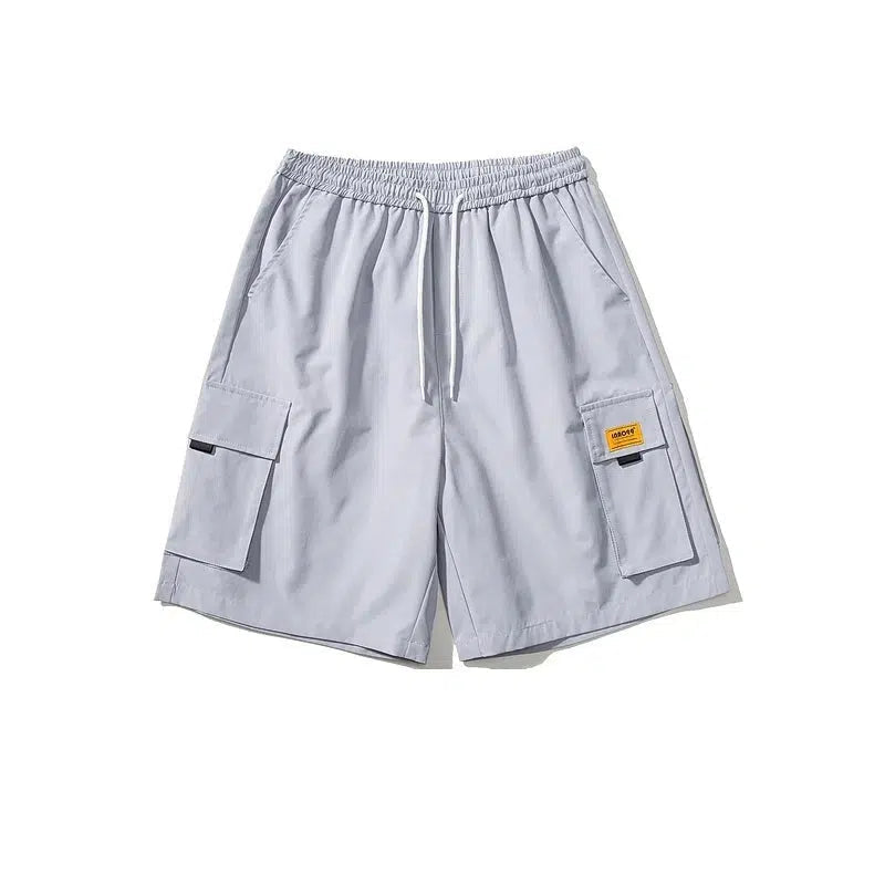 Wide-leg Multi-pocket Shorts