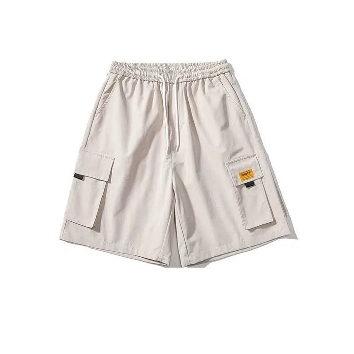 Wide-leg Multi-pocket Shorts