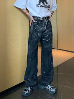 Wide-leg Straight-leg Jeans