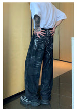 Wide-leg Straight-leg Jeans