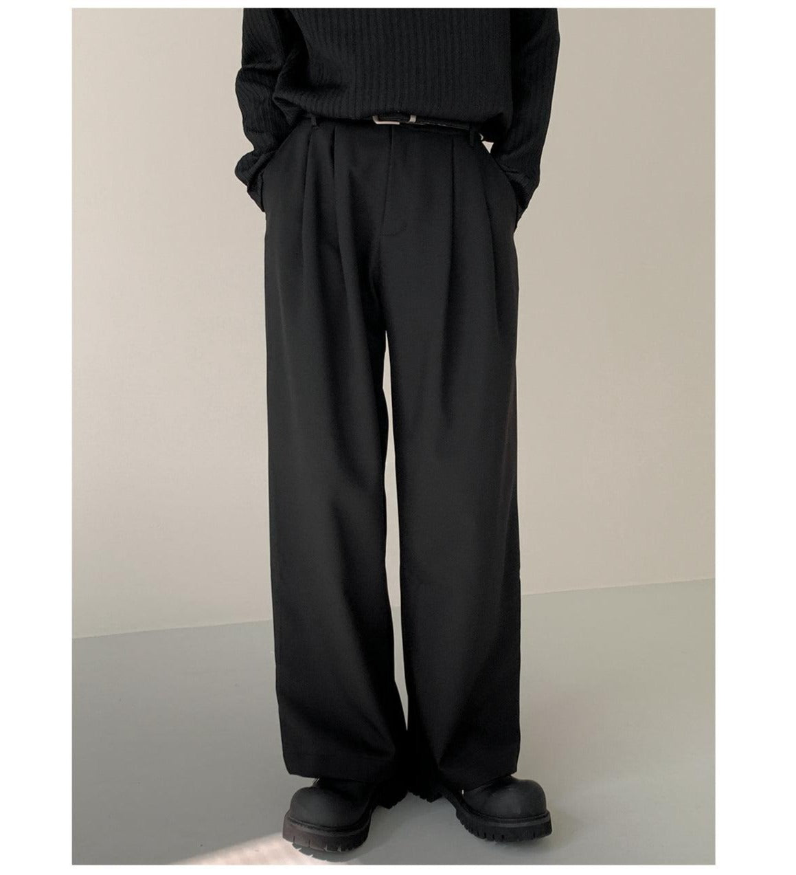 Wide-leg Suit Pants