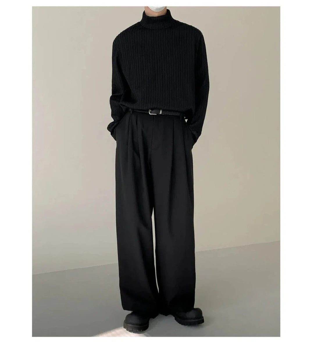 Wide-leg Suit Pants