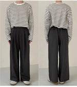 Wide-leg Suit Pants