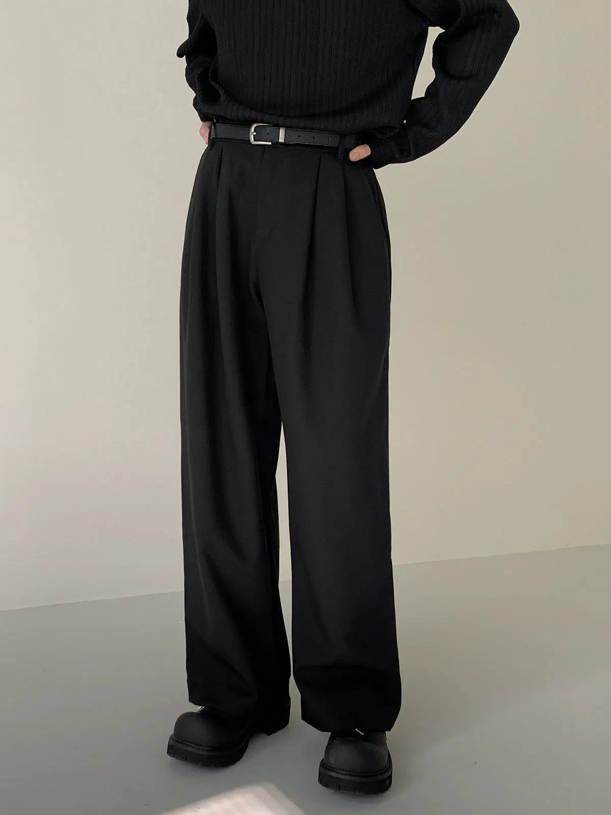 Wide-leg Suit Pants