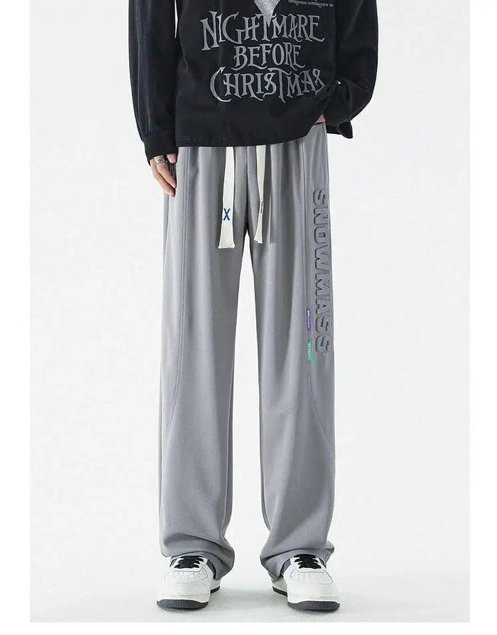 Wide-leg Sweatpants