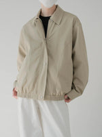 Windproof Button-Up Jacket